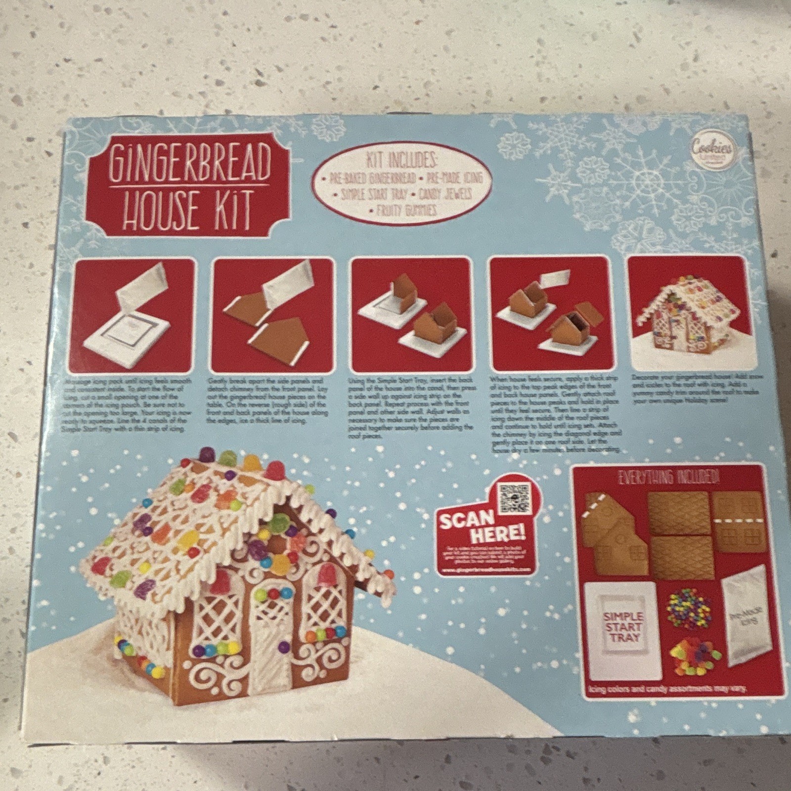 Cookies United Gingerbread House Kit Boxed Cookie & Biscuit Gingerbread 20 oz
