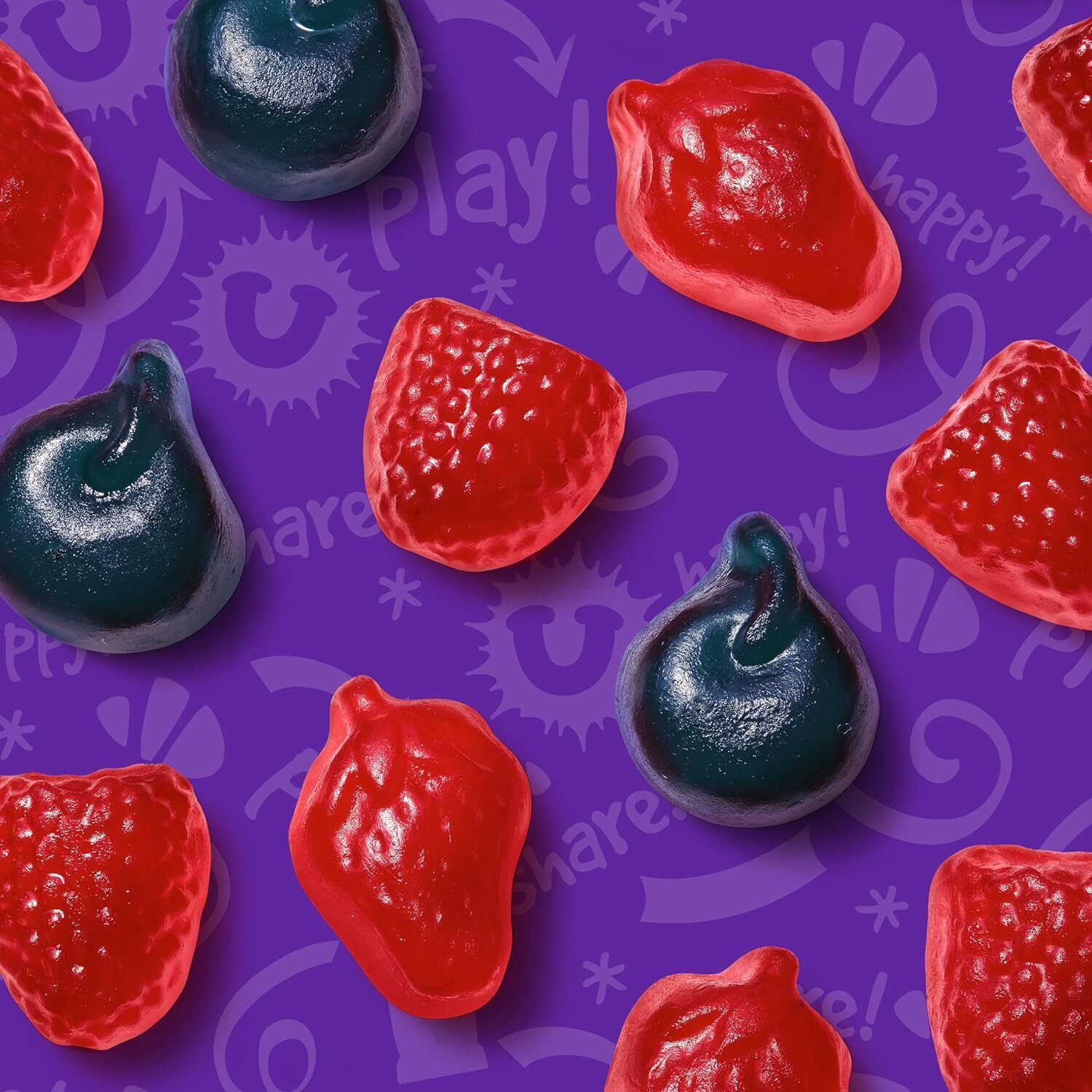 Fruit Snacks, Mixed Berry Snacks, 25 Ounce Pouches (Pack Of 48)