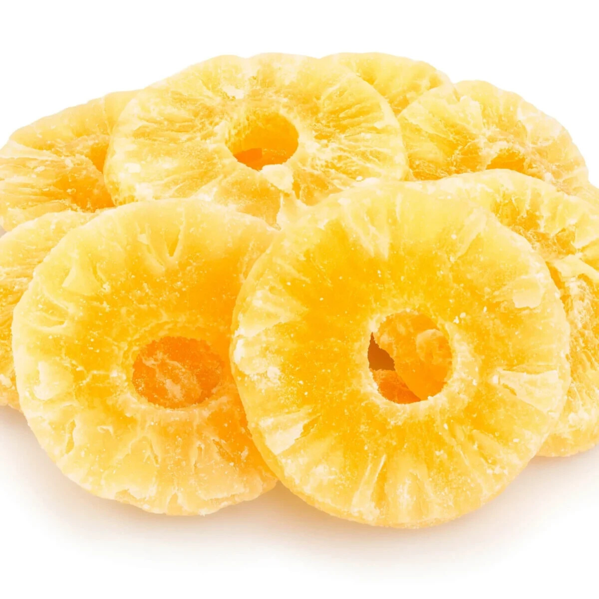 Snack Delight Dried Pineapple Rings – Sweet Candied Fruit Snack