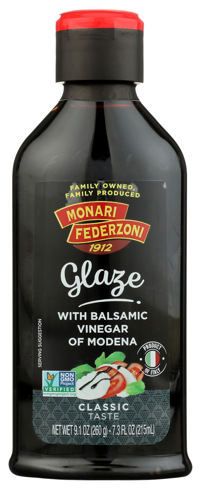 Balsamic Glaze By Monari Federzoni With Vinegar Of Modena 9.1 Oz 6 Pack