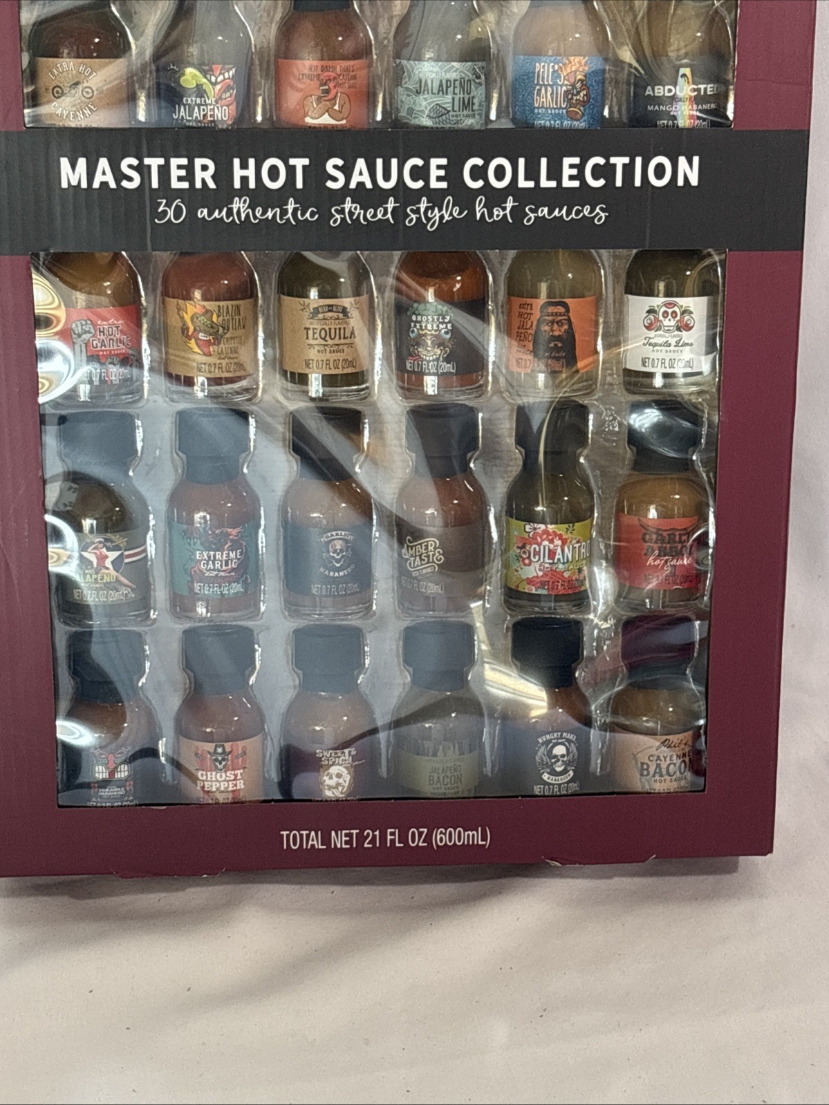 Thoughtfully Gourmet Master Hot Sauce Collection Gift Set – Pack of 30