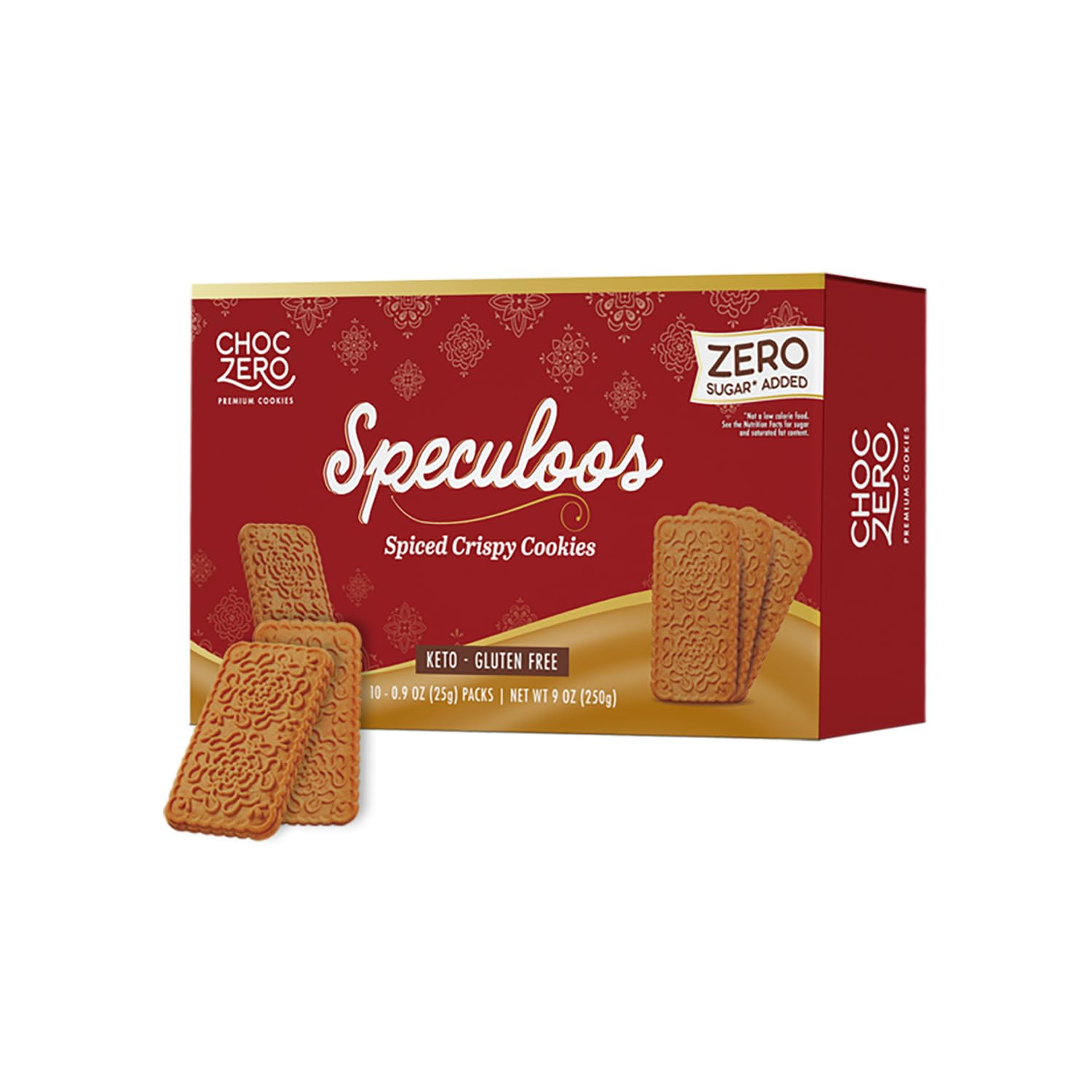 Speculoos Cookies, Gluten Free, No Added Sugar, Spiced Windmill Keto Cookie, 30