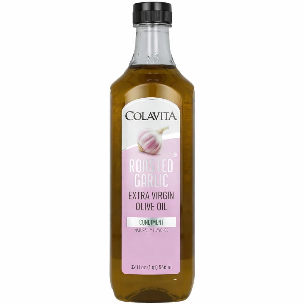 Colavita Roasted Garlic Extra Virgin Olive Oil 32 Fl Oz (Pack of 1)