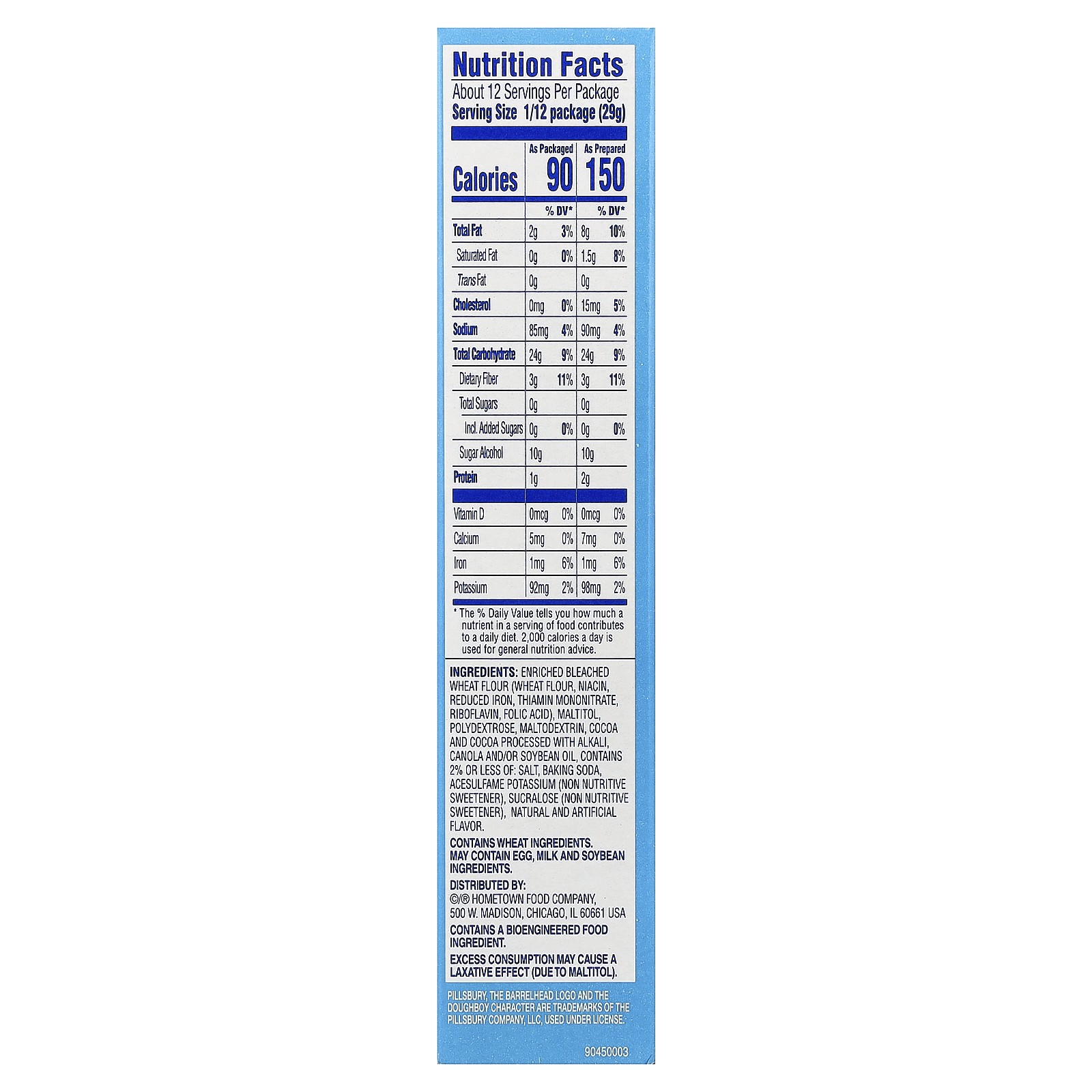 Zero Sugar, Brownie Mix, Chocolate Fudge, 12.35 oz (350 g)