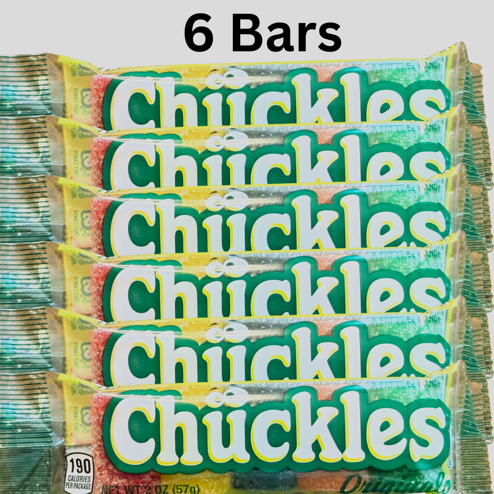 Chuckles Jelly Candy 6 Pack SHIPS FREE Sugar Coated Fruit Chews Classic Candy