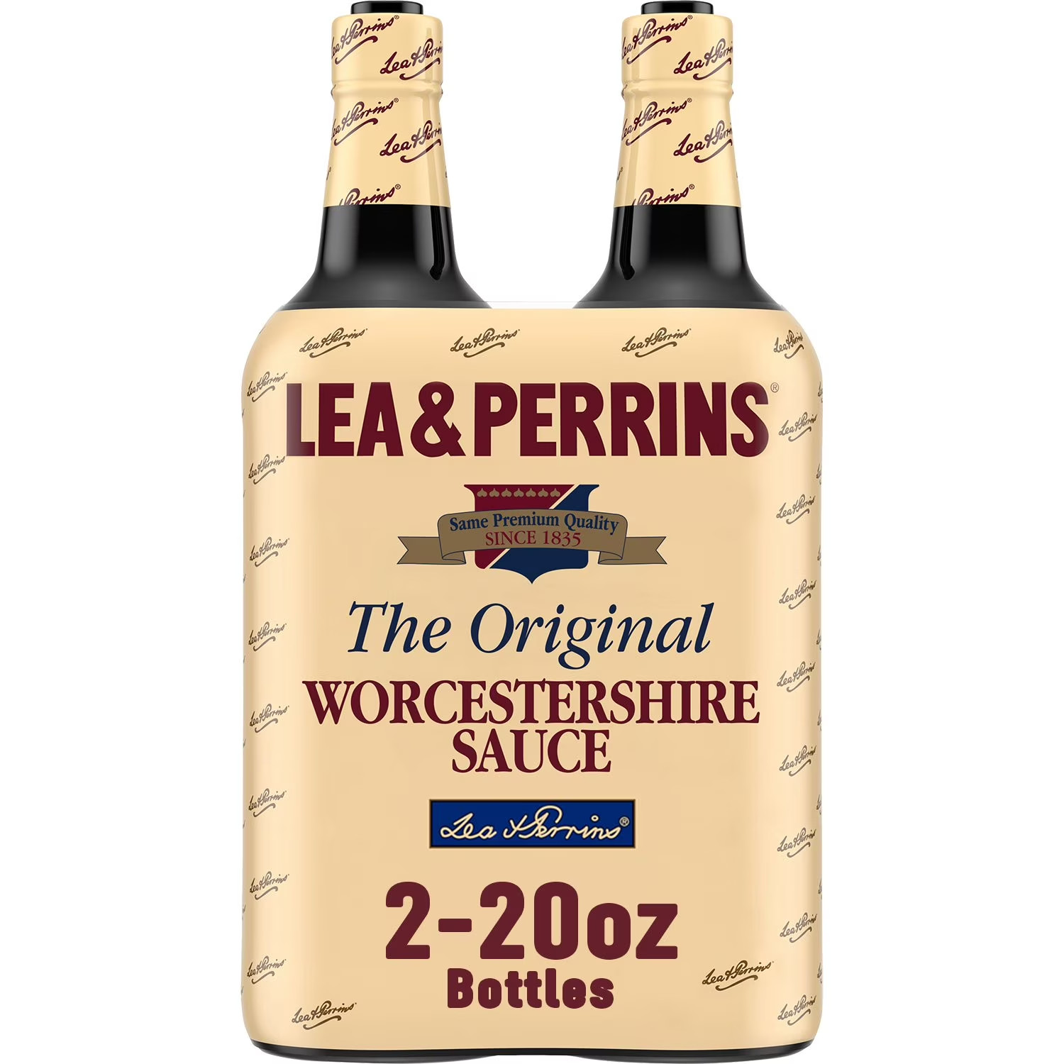 Lea & Perrins Worcestershire Sauce, 2-Pack (20 fl oz each), 40 fl oz Total