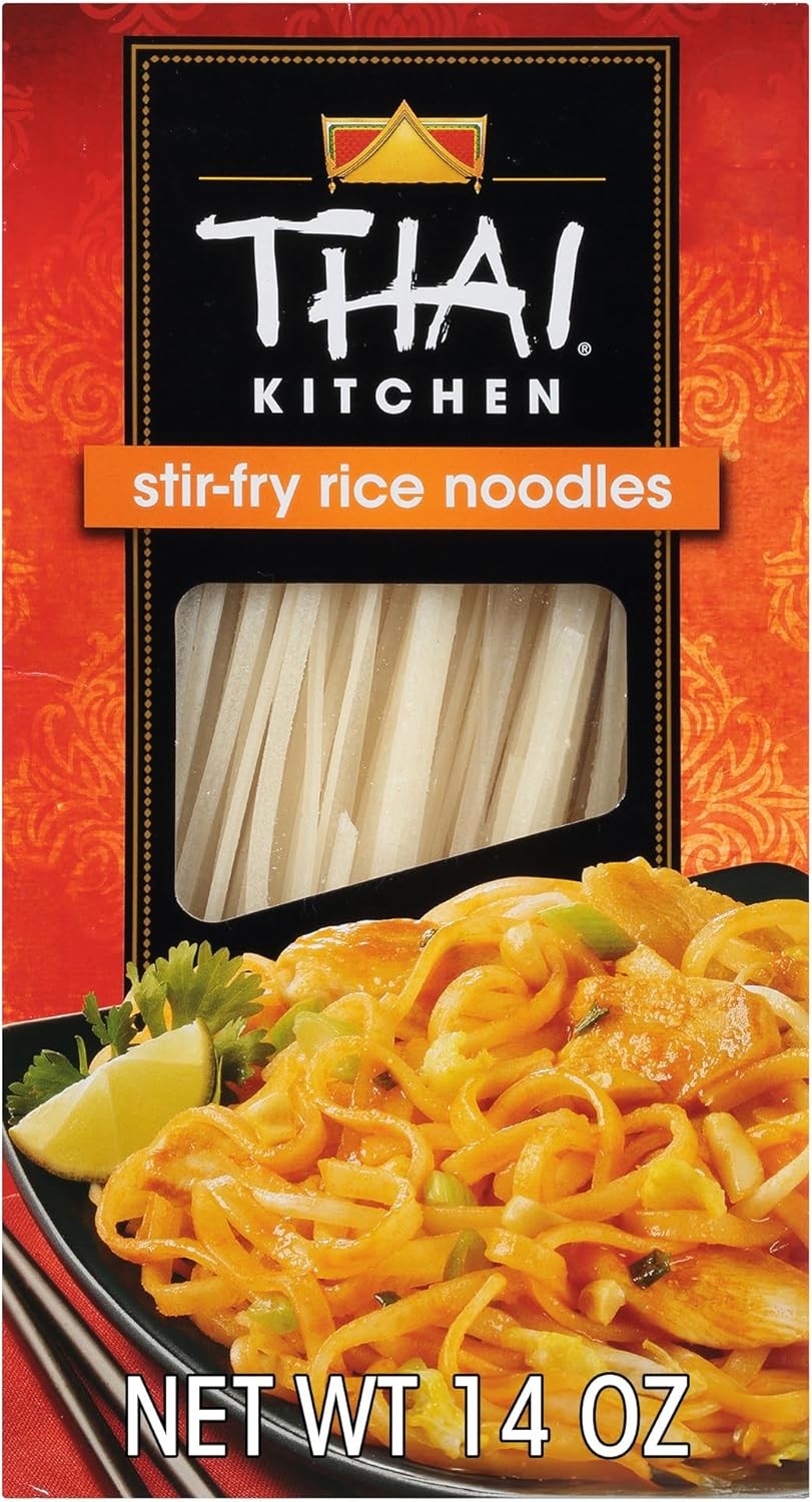 Stir Fry Rice Noodles, Gluten Free, Non GMO, Two Ingredients, Quick Cook, For