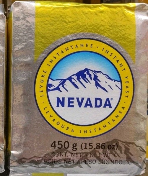 NEVADA INSTANT YEAST ( LEVADURA ) – BIG PACK OF 450g – FREE SHIPPING