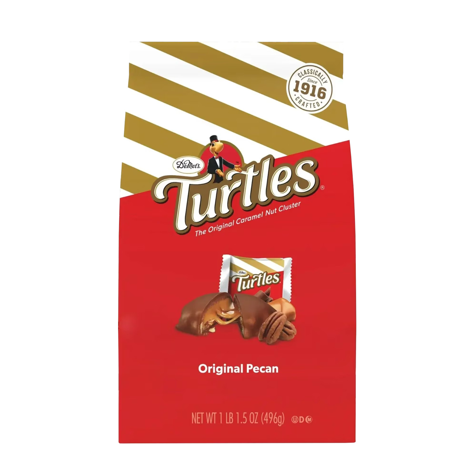 Demet’s Turtles Original Pecan, 17.5oz Bag