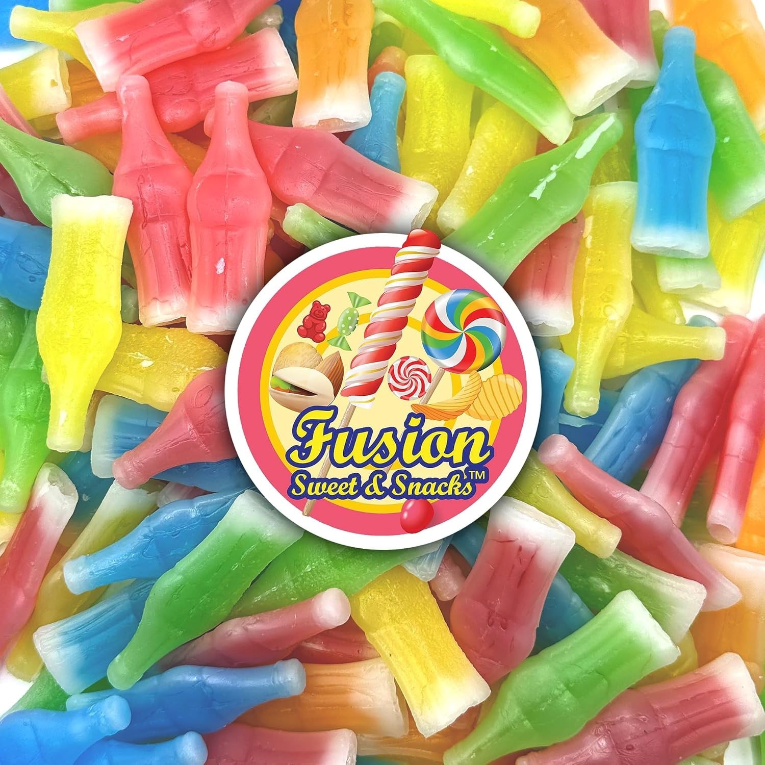 Retro Wax Bottle Candy Drinks 8oz Liquid Filled Nostalgic Candy Assorted Flavors