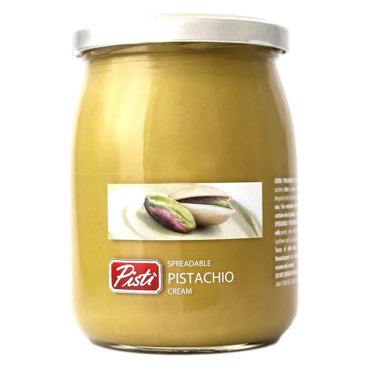 Pisti Cream of Pistachio from Sicily 21.2 Ounce 4 PACK