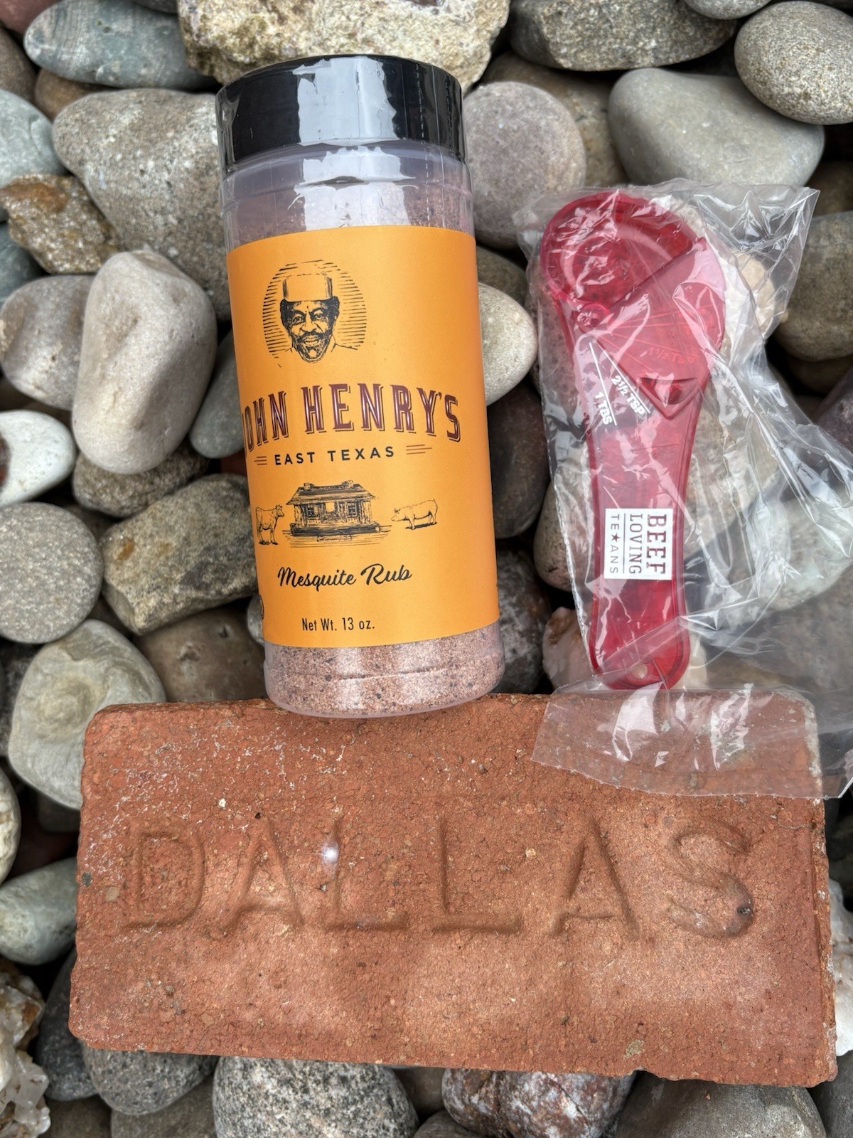 John Henry’s Texas Mesquite Rub Seasoning 13oz. Barbecue Picnic BBQ Gift Set
