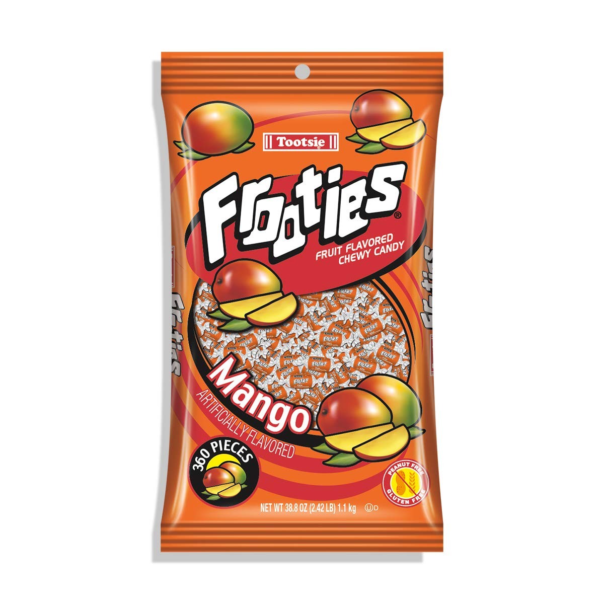 Mango Frooties – 2 Pound Bag of Individually Wrapped Chewy Candy – Gluten Fre…