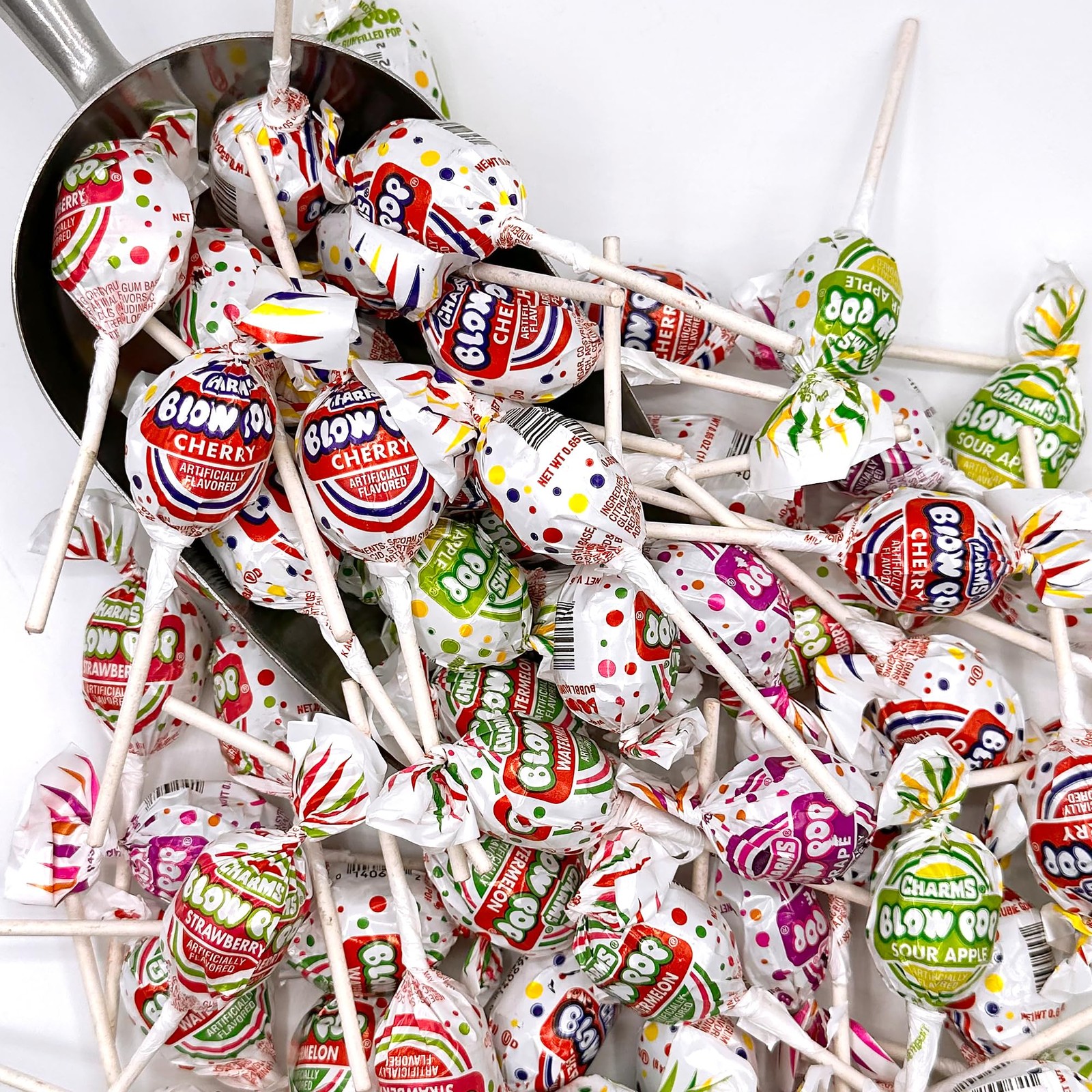 Blow Pops Lollipops – 1 Pound Bulk Bag (About 23 Pieces) – Assorted Fruit Fla…