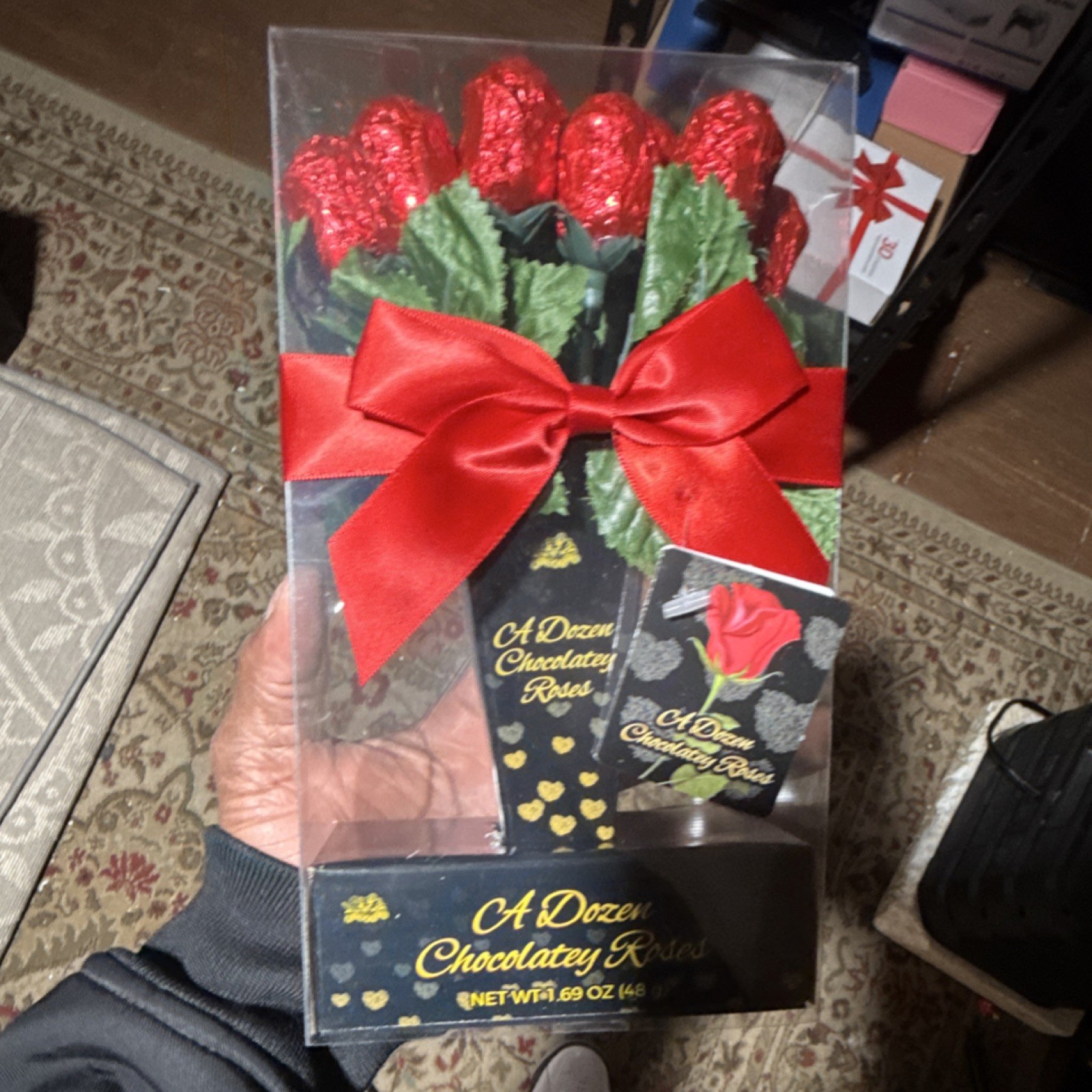A Dozen Chocolatey Roses Milk Chocolate Bouquet Valentine’s Day Gift
