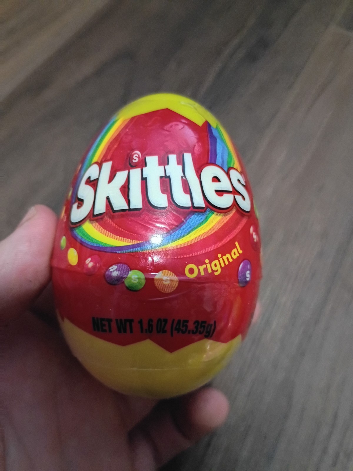 SKITTLES Original Chewy Candy Filled Easter Egg Easter Basket 1.6oz
