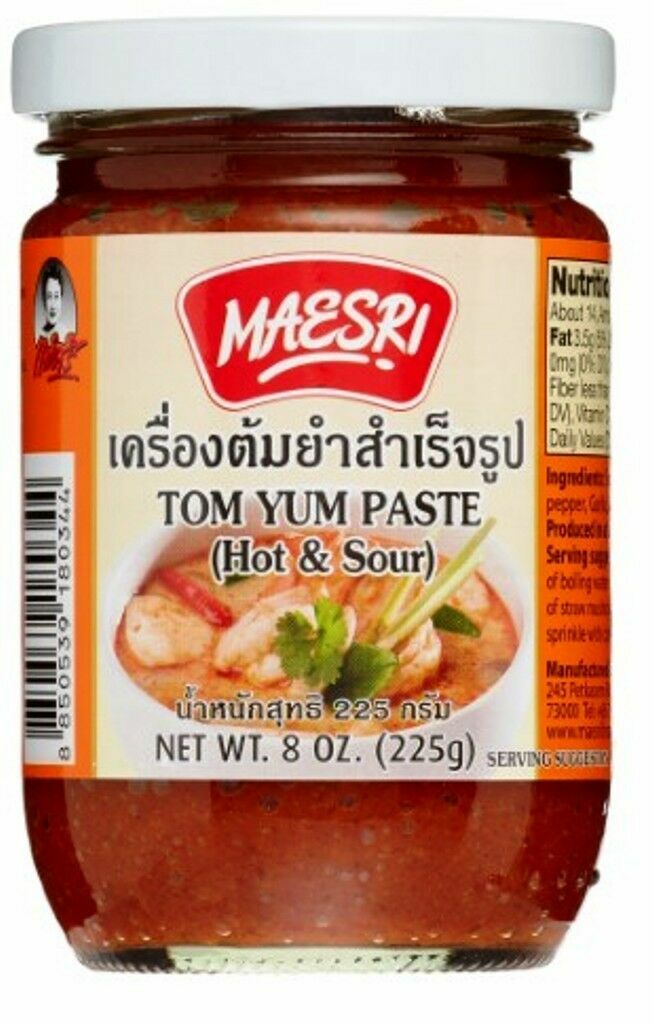 Maesri Tom Yum Paste 8 oz (225 g) US Seller Free Shipping