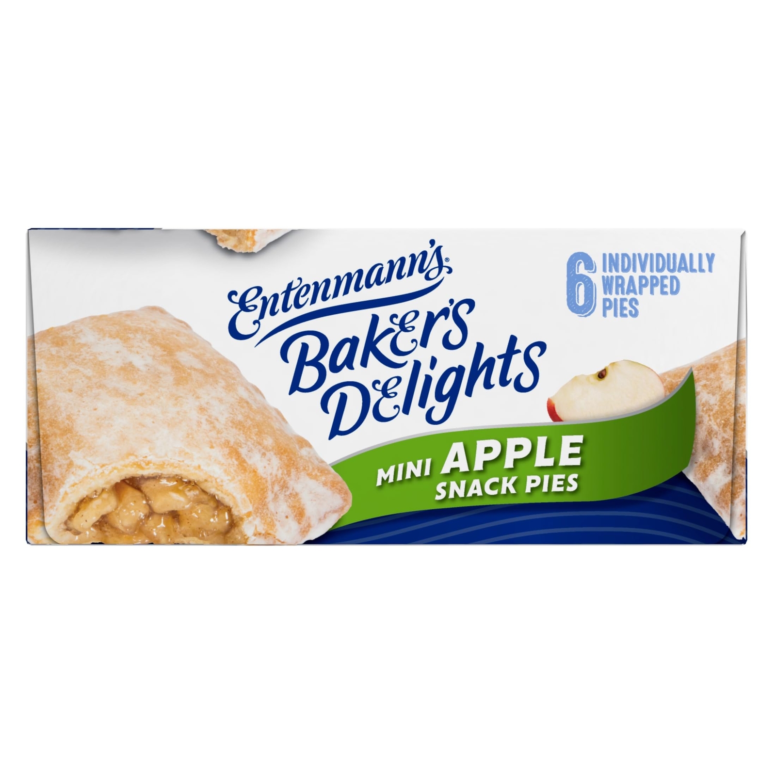 Entenmann’s Minis Apple Snack Pies, Box of Apple Pies, 12 oz, 6 Count