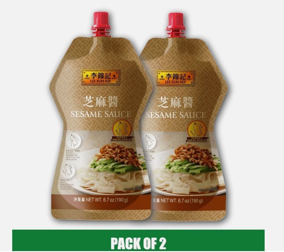 Lee Kum Kee Sesame Sauce (Cheer Pack) 6.7oz(190g) – Pack of 2