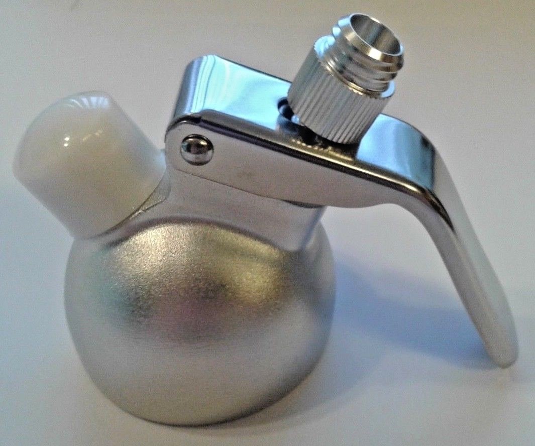 Cream Whipper Dispenser Top 8g 8 gram N Whipped whip Alum Metal HEAD PMTLHED