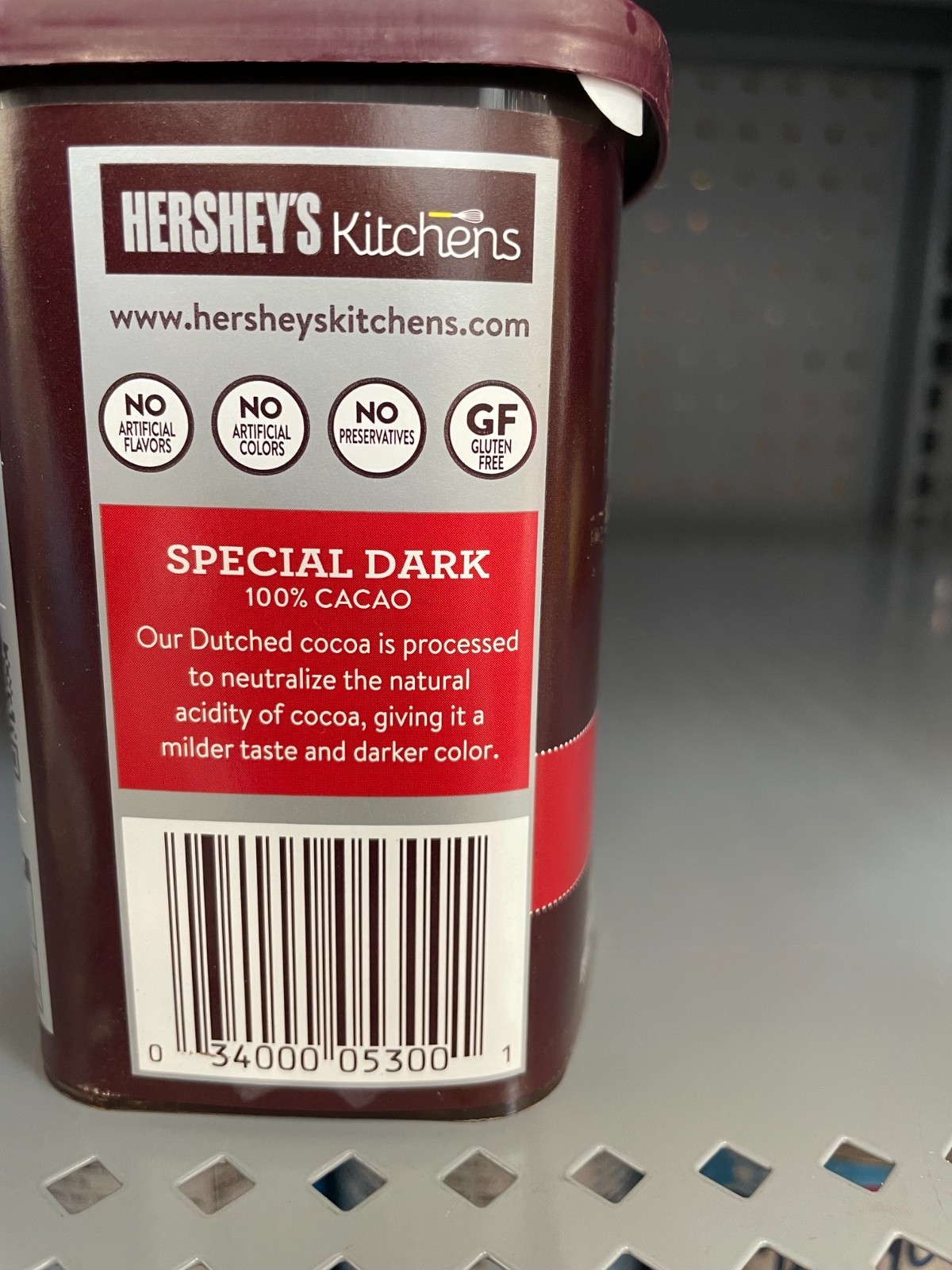3 Pack Hershey’s Special Dark Dutched Cocoa Powder 8 oz 100% Cacao Gluten Free