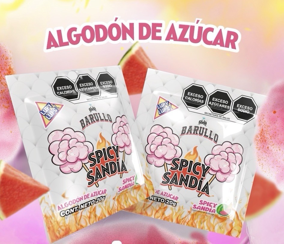 6PK BARULLO COTTON CANDY SPICY WATERMELON 20GR **FREE SHIPPING**