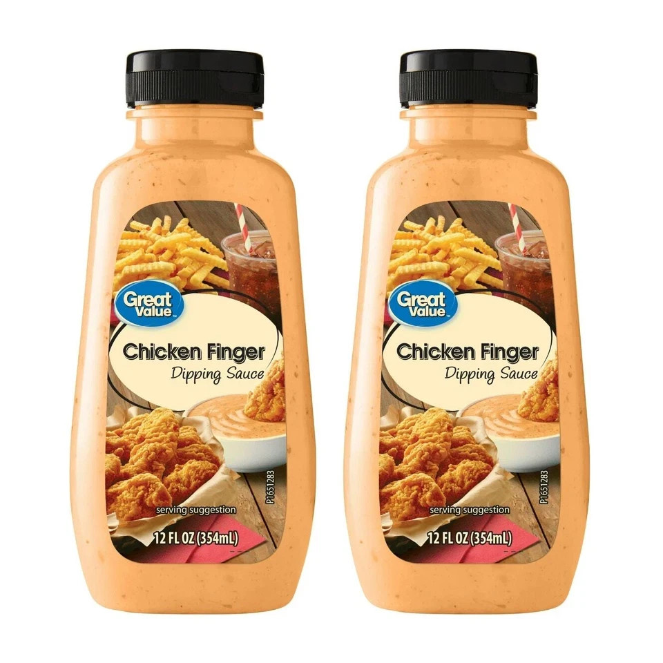 2pk Great Value Chicken Finger Dipping Sauce 12oz (Raising Canes Dupe