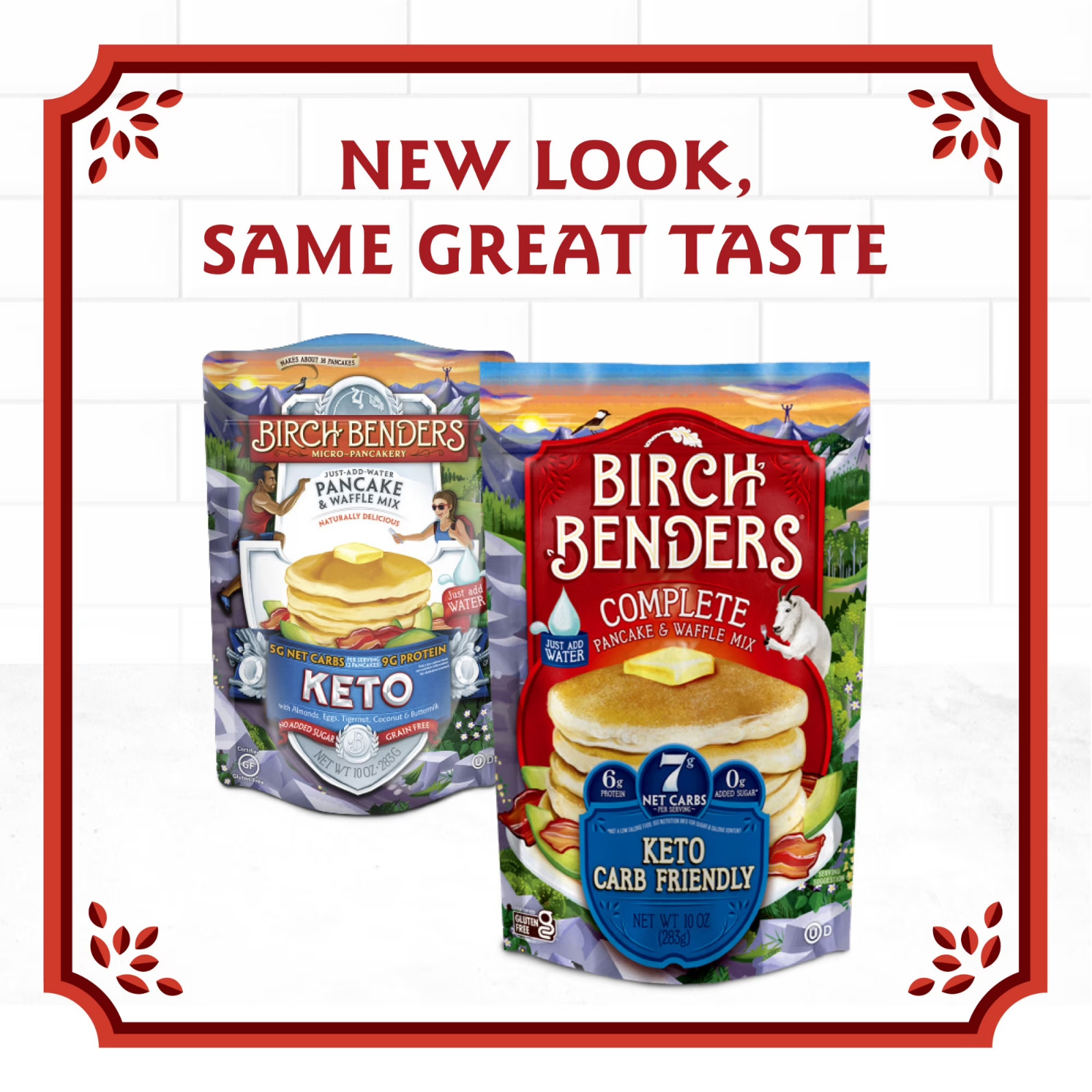 Birch Benders Keto Carb Friendly Pancake & Waffle Mix, 10oz