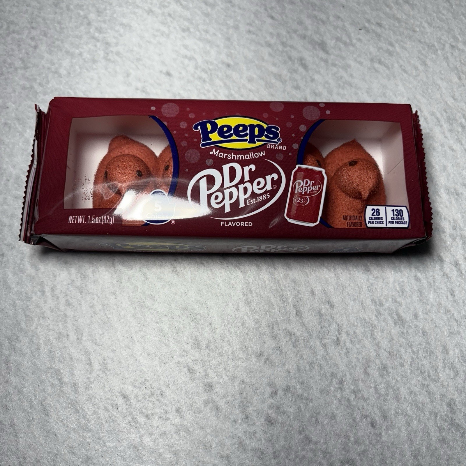 Peeps Dr Pepper Flavored Marshmallow Chicks 5ct – Limited Edition – Exp 07/2026