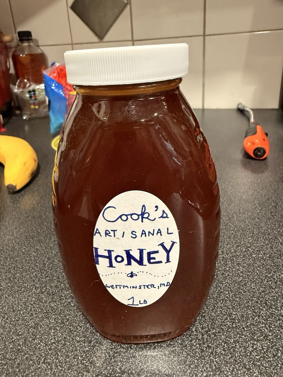 Cooks Artisnal Organic Raw Honey 1 Lb 5 oz ( 24oz ) Made In Westminster MD