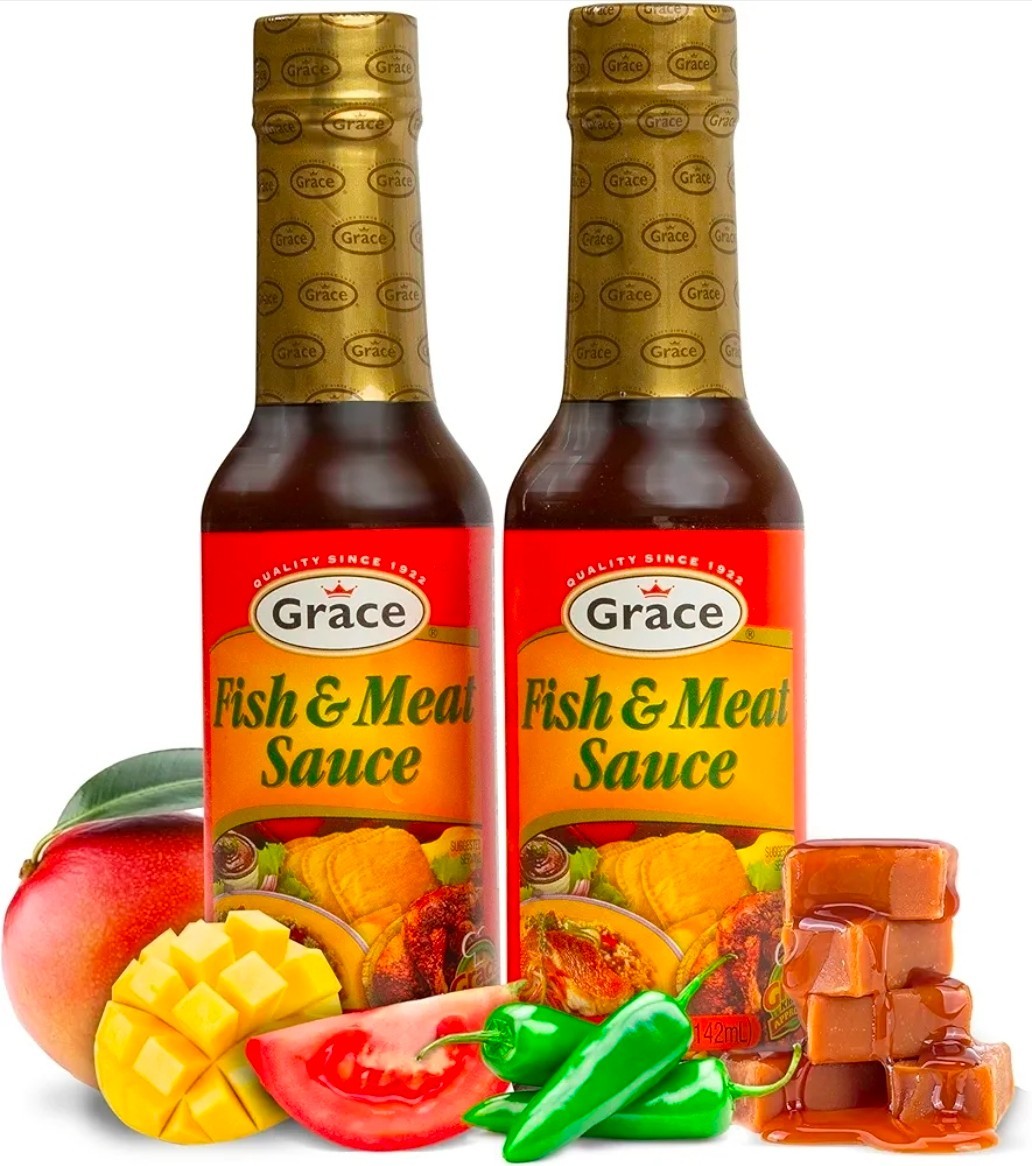 Grace Fish and Meat Sauce 4.8oz – 2 Pack Jamaican Seafood Seasoning