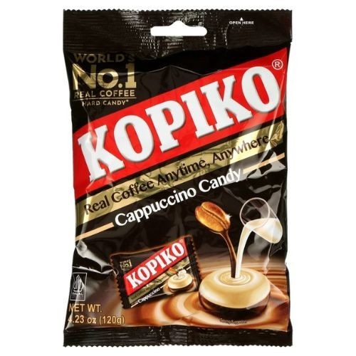 Kopiko Coffee & Cappuccino Candy Variety Pack Hard Coffee Candy (Pack of 8)