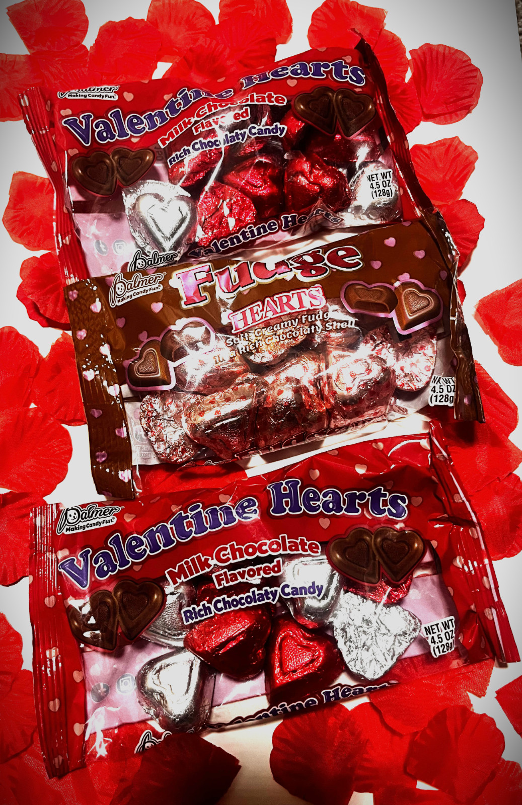 CHOCOLATE VALENTINE HEARTS PALMER °°°3 Bags°°° 4.5OZ/128G !!!
