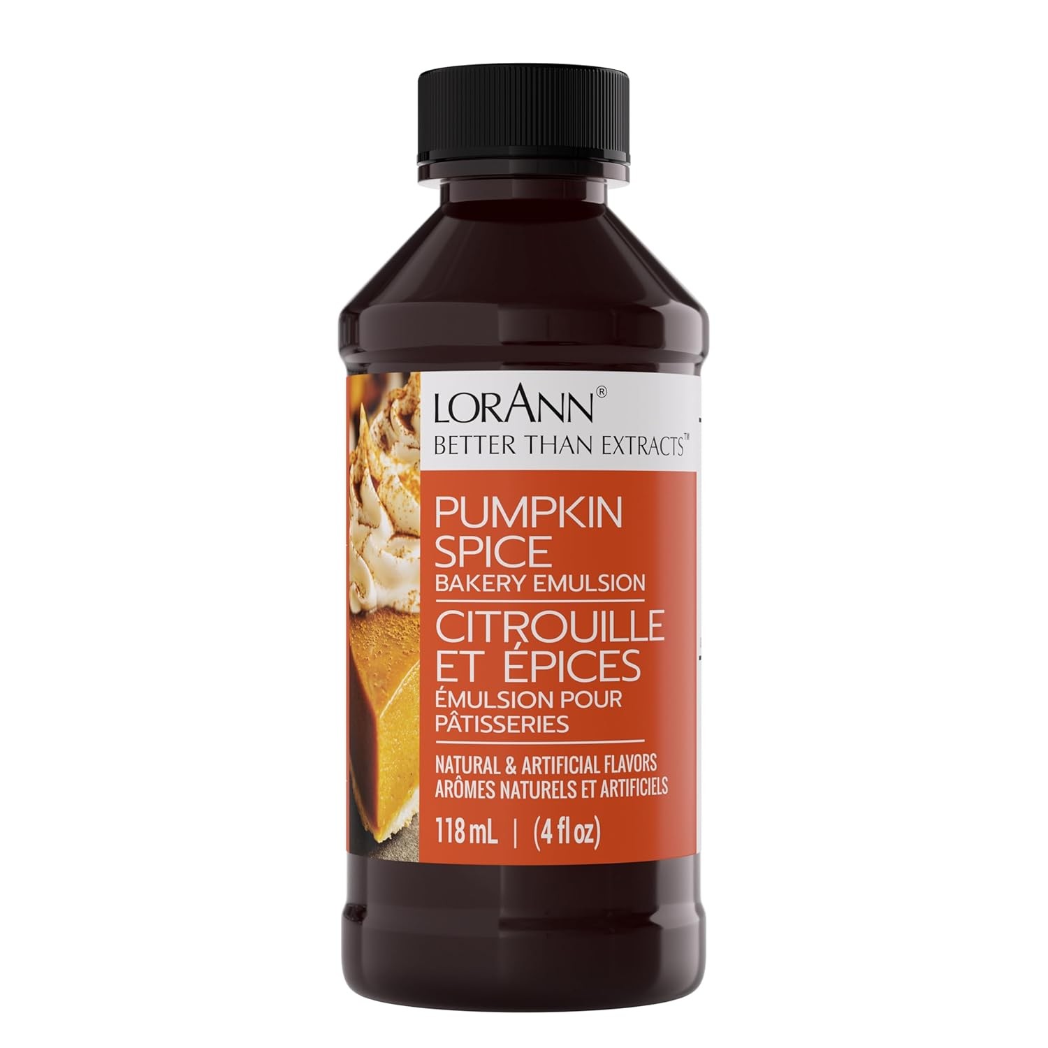 Pumpkin Spice Bakery Emulsion 4 oz Gluten Free Keto Friendly Flavor for Baking