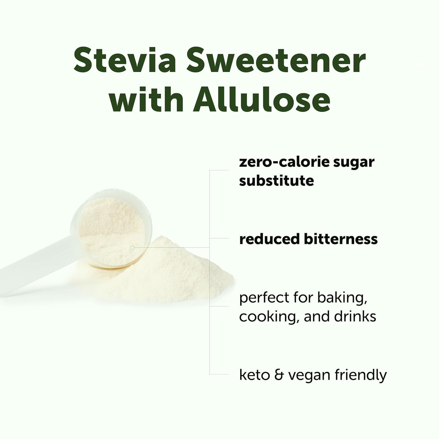 Stevia Sweetener Powder with Allulose, 4 lb 64 oz | Zero-Calorie Sugar Substi…