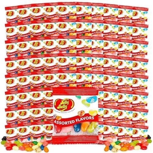 Jelly Belly Individual Packs | 75 PACK | Mini Bags of assorted Jelly Beans |…