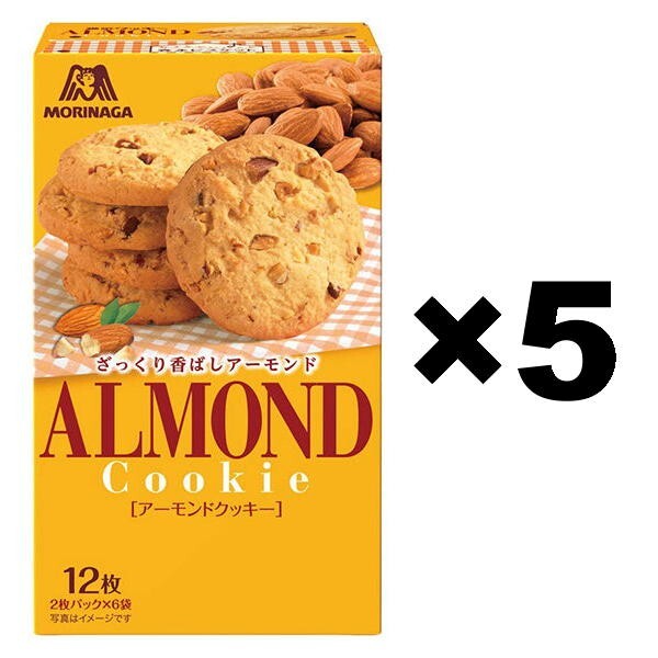 Almond cookies 12 pieces ×5 boxes /Morinaga & Co. Morinaga Biscuits /From Japan