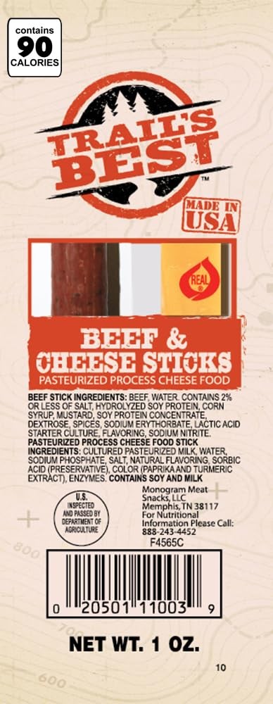 Twin Beef and Cheese Packs – 1oz Each (20 Count)
