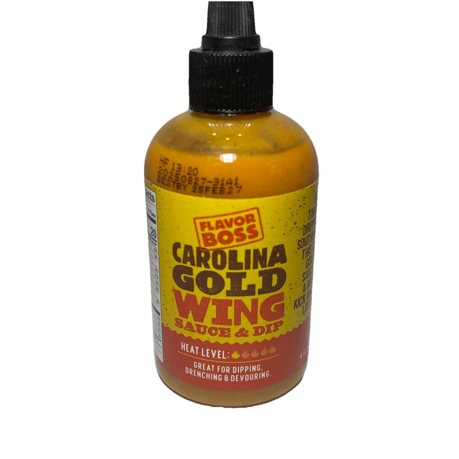 NEW Flavor Boss Carolina Gold Wing Sauce & Dip—4 Oz.