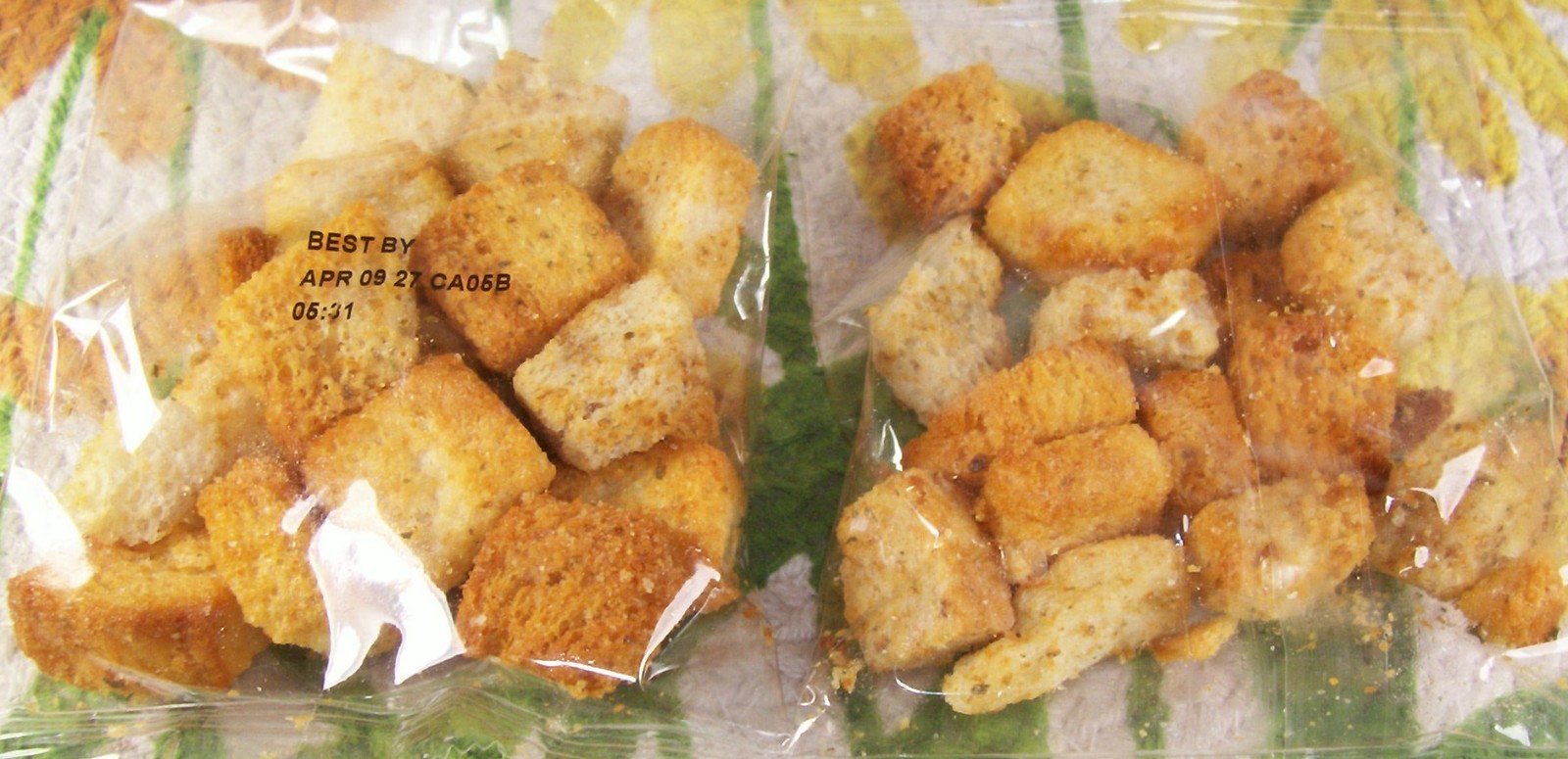 2 Pkgs Sprouts Croutons Crunchy Caesar Salad Topping Fresh Exp April 1 2027