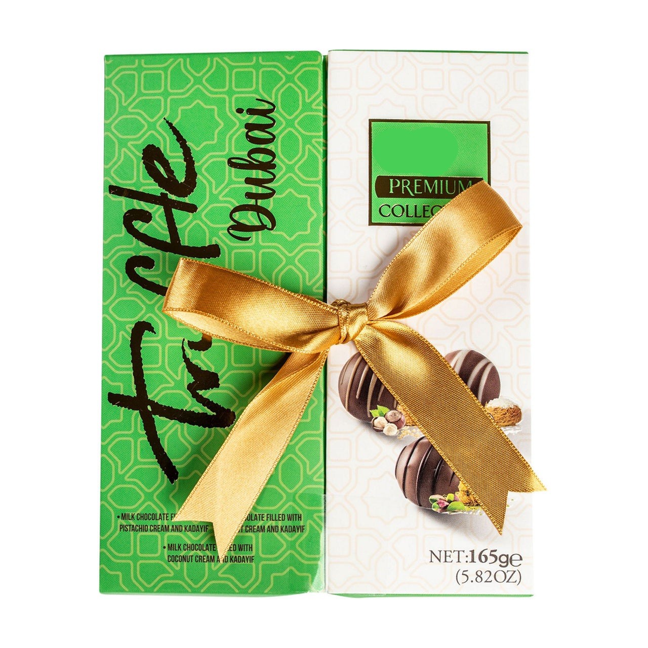 Dubai Milk Chocolate Truffle Assortment 5.82oz/165g | pistachio/coconut/hazelnut