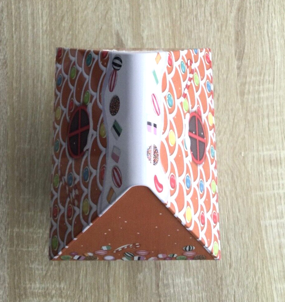 The Silver Crane Gingerbread House Christmas Tin with Cookies NEW Limited Editi