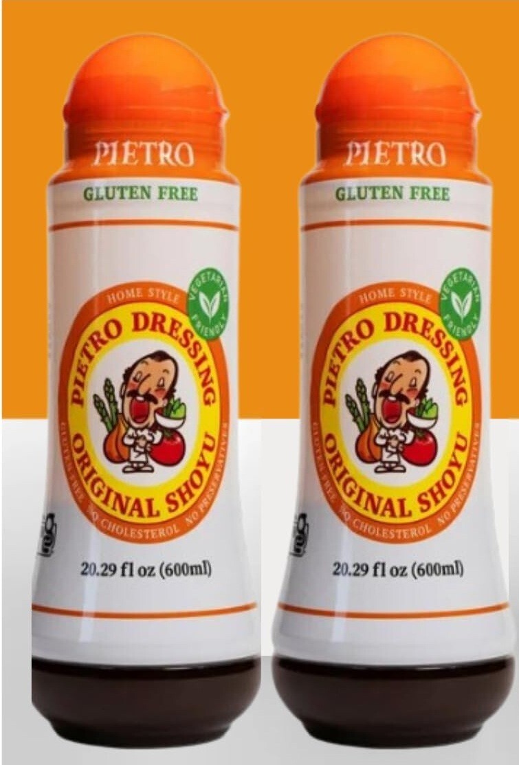 2-PACK Pietro Original Shoyu Original Salad Dressing 20.29 Oz each