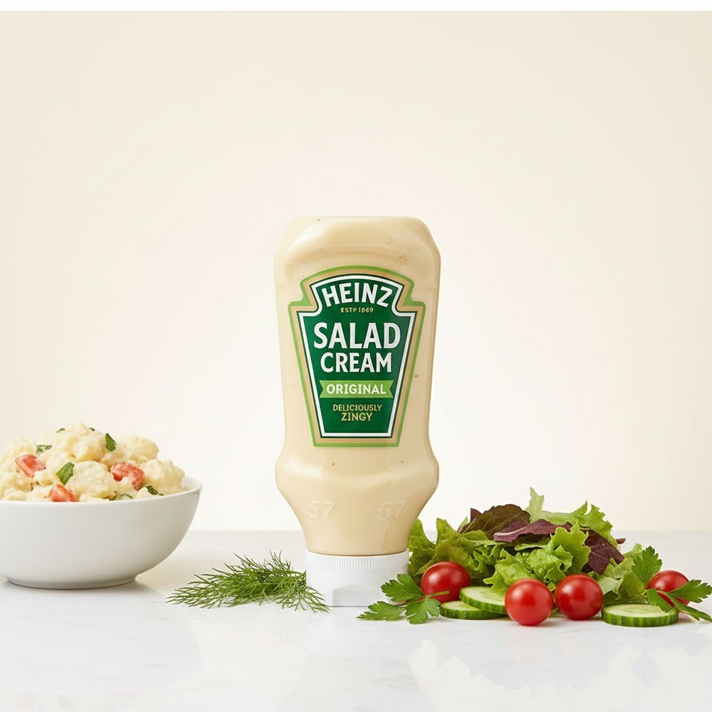 Heinz Original Salad Cream Squeezy Bottle 425g- PACK OF 3- (EXP-10/2026)