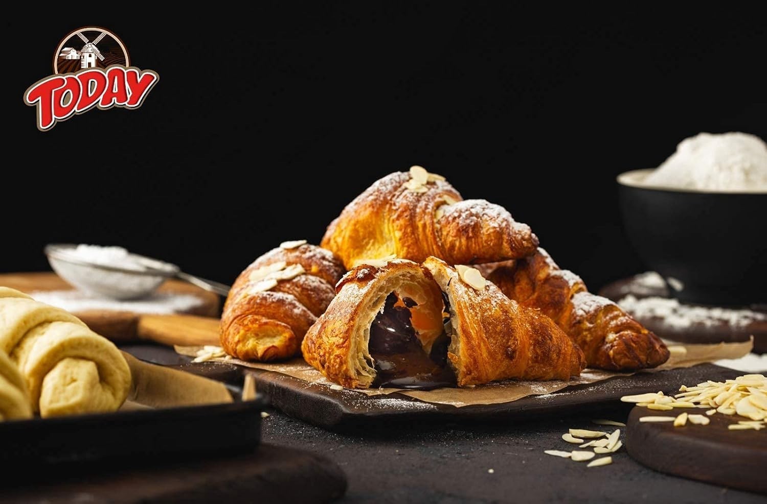 Soft and Rich Croissants with Hazelnut Filling | 6 Individually Wrapped Packs