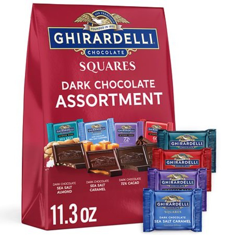 Dark Chocolate Squares Assortment 11.3 OZ