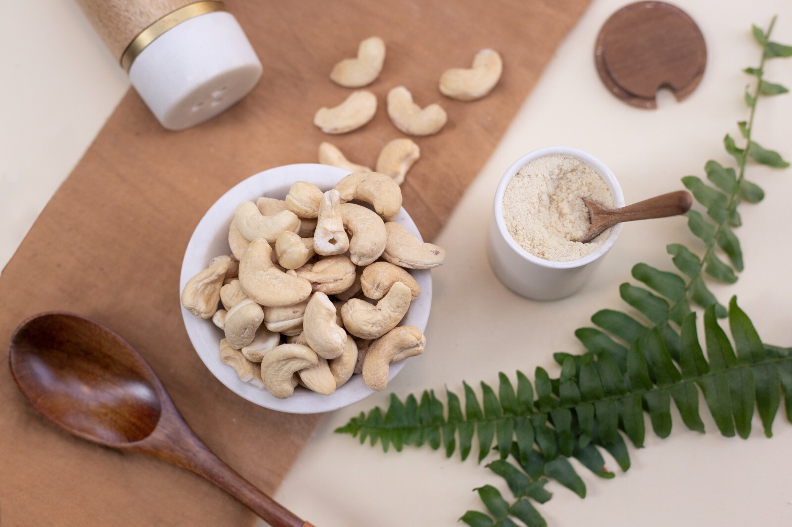 RAW ORGANIC CASHEW HALVES & PIECES -5 LB by beyond (Organic, Non-GMO, Fairtrade,