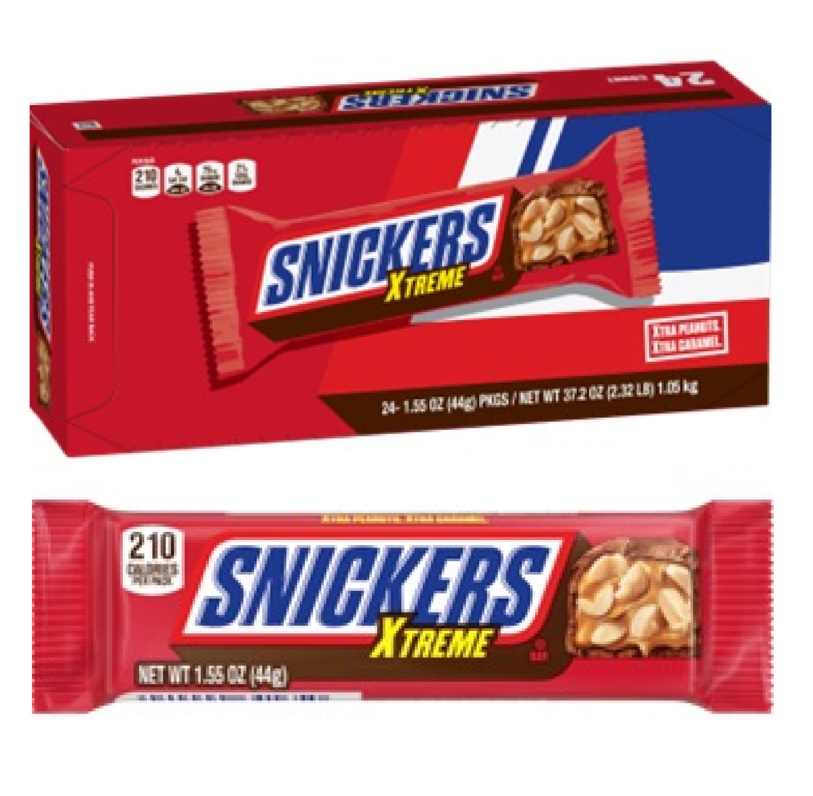 24x Packs SNICKERS Xtreme Chocolate Candy Bars – 1.55oz Each