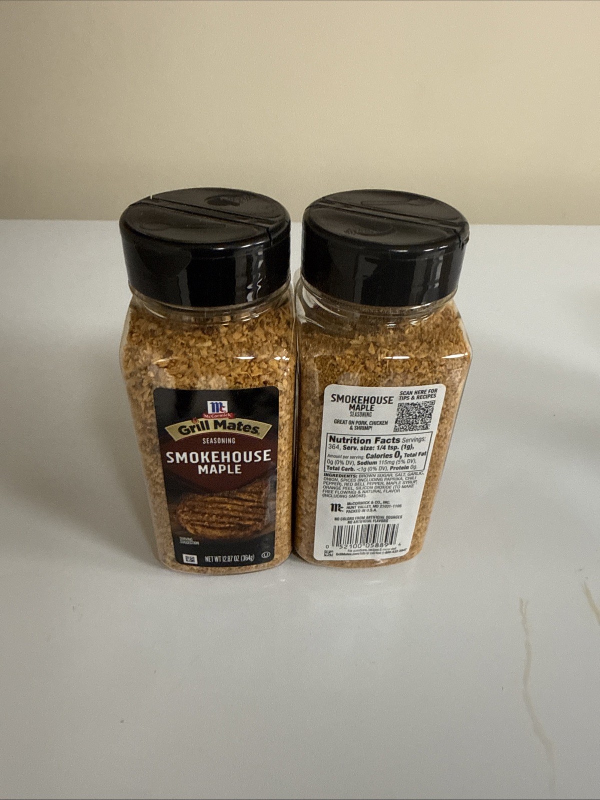 McCormick Grill Mates Smokehouse Maple Seasoning, 12.87 Ounce Pack of 2