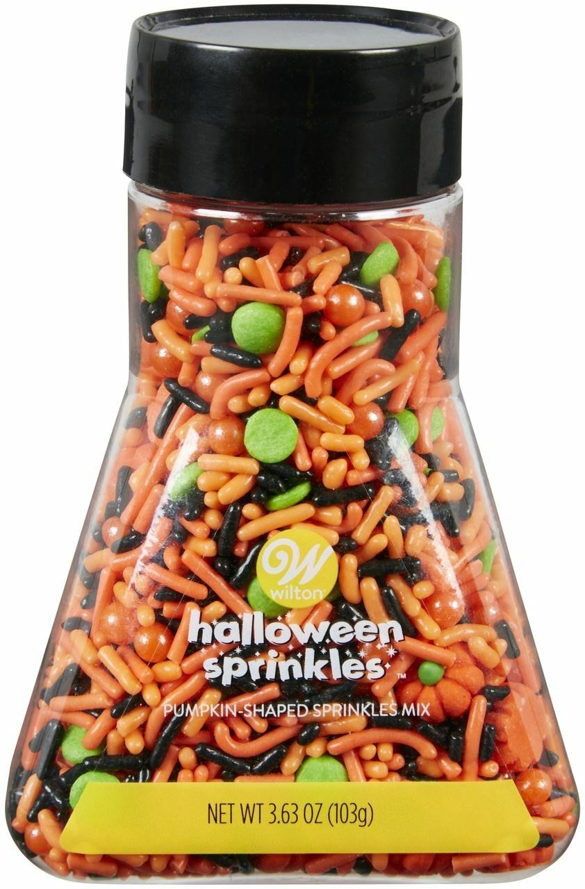 Halloween Pumpkin Potion Bottle Sprinkles Mix Decorations 3.63 oz Wilton